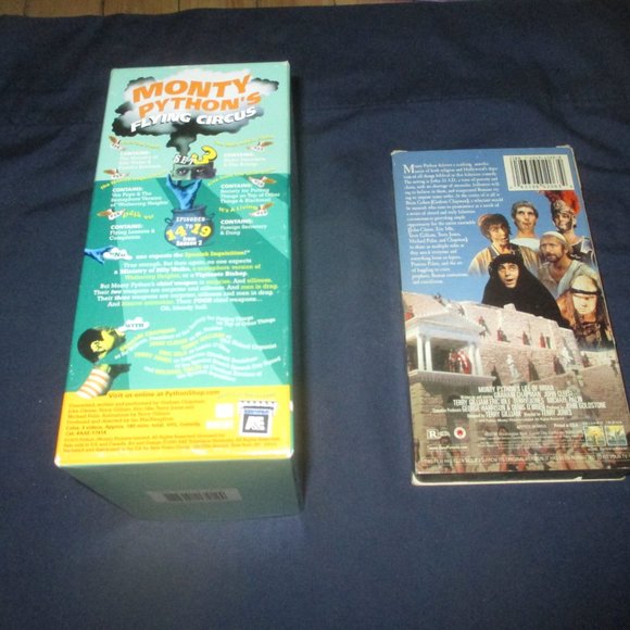 Monty Python's Flying Circus VHS Box Set: Vol, 7 to 9  plus Life of Brian - Picture 2 of 8